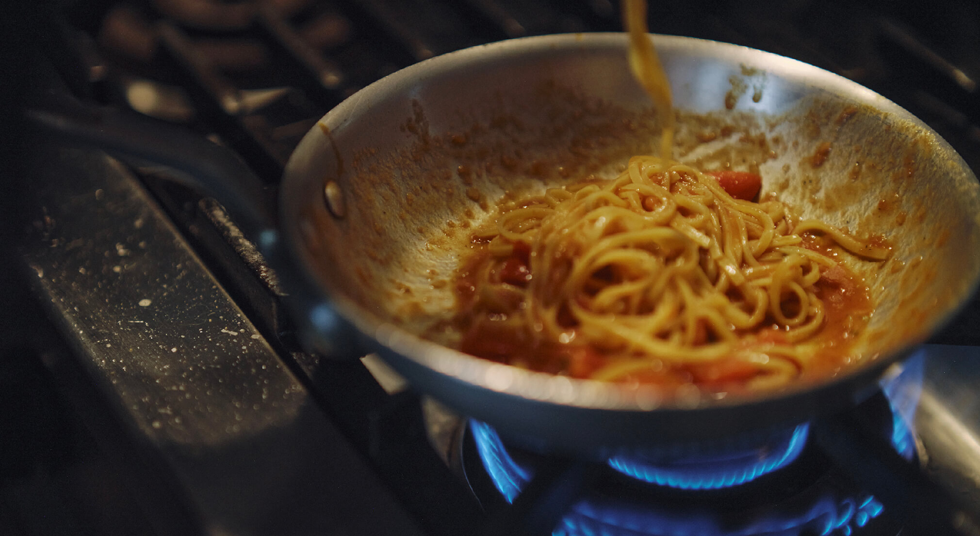 本格的なイタリアンパスタ。麺からこだわって丁寧に調理。